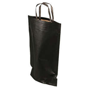 Hope bag, black kraft paper, 1 bottle