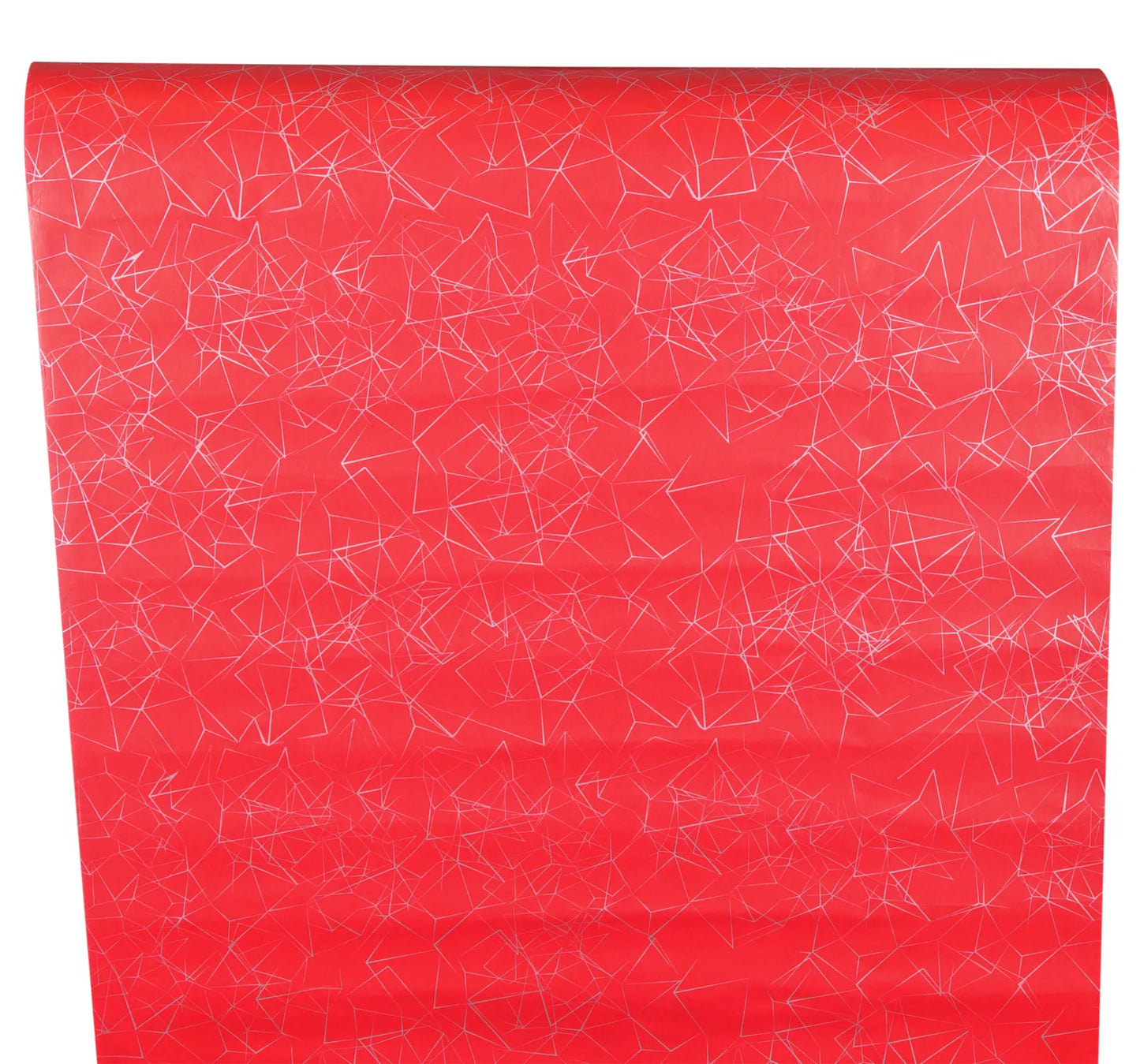 Diamy red/silver coated kraft gift wrap 0.50x200m