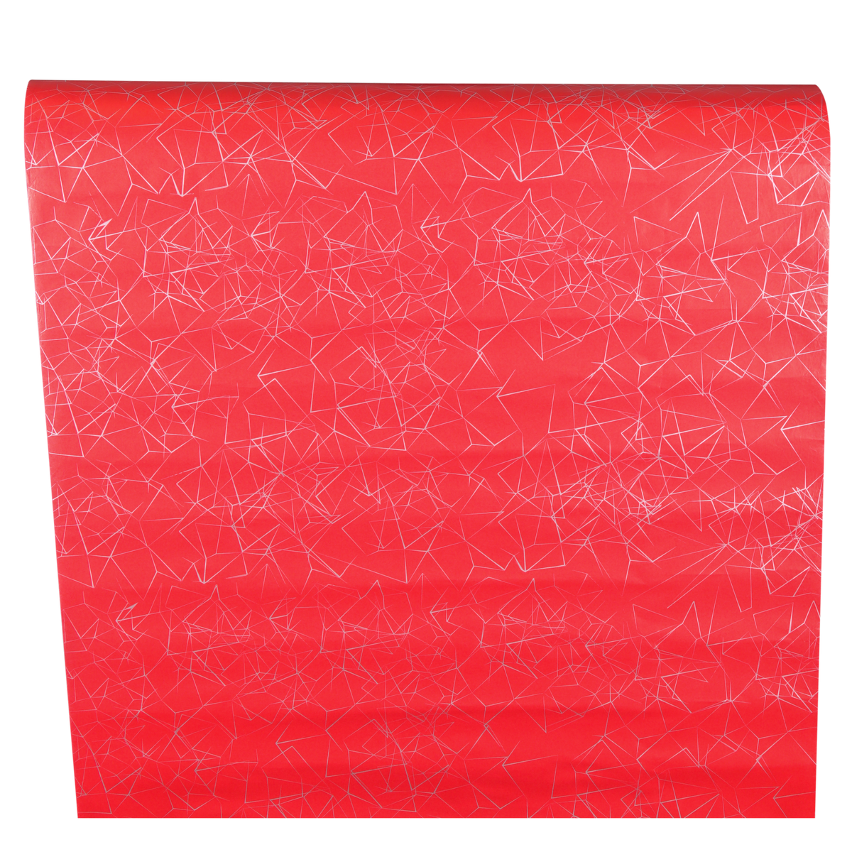 Diamy red/silver coated kraft gift wrap 0.70x100m