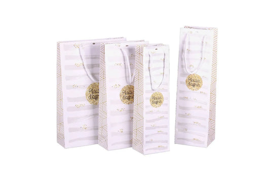 Sac Helsinki papier 2 bouteilles
