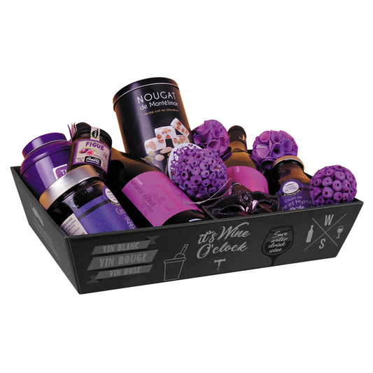 Corbeille Manhattan carton 37x28x8cm