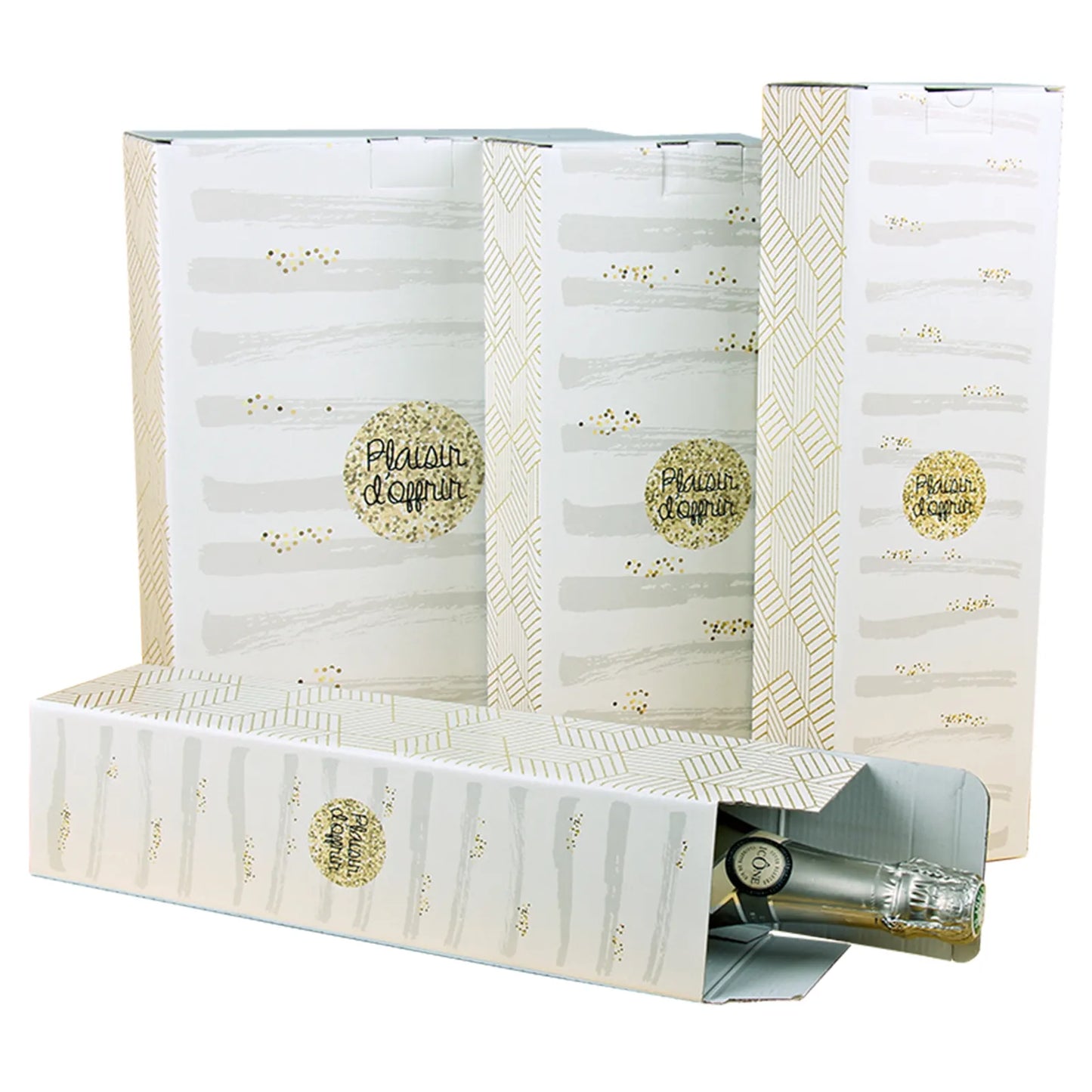 Etui Helsinki carton 3 bouteilles