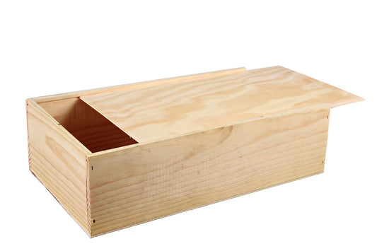 Caisse Tradition bois de pin double magnum