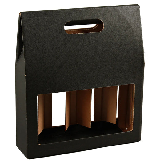 Buffalo kraft cardboard suitcase containing 4 x 33cl beers (long neck type)