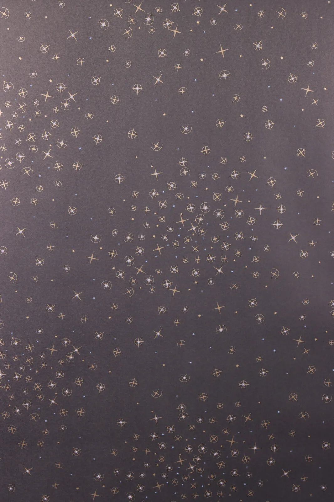 Papier cadeau Nuit kraft couché noir/or/blanc 0,70x100m