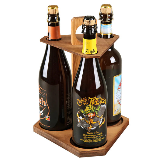 Ottavio wooden carousel for 3 x 75cl bottles, Twist