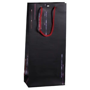 Sac Los Angeles papier 2 bouteilles