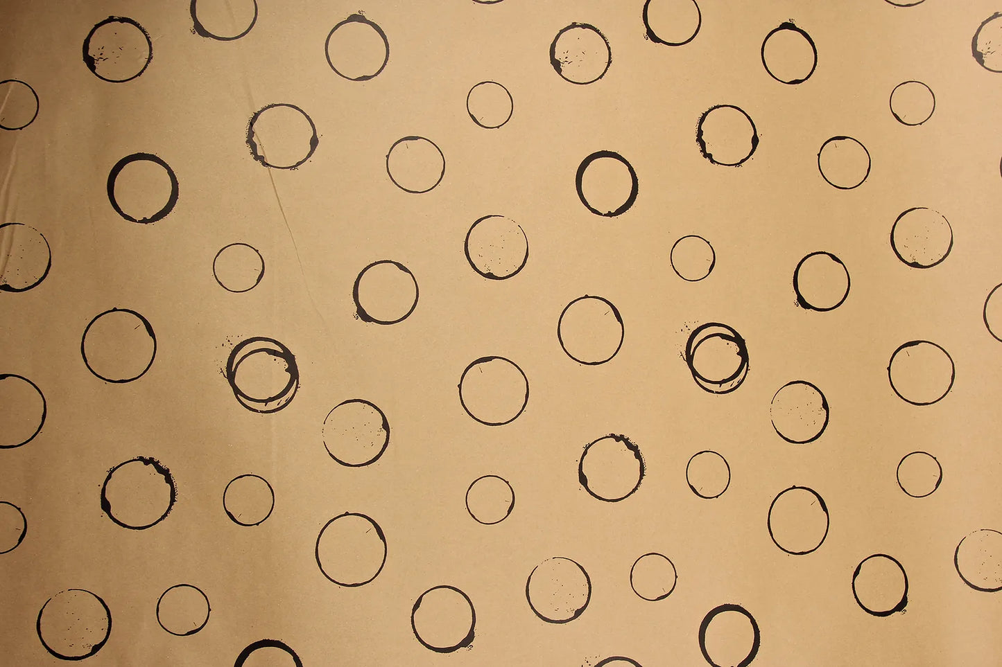 Papier cadeau Tanin kraft recyclé brun/noir 0.70x100m