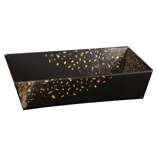 Petra festive cardboard basket 34x21x8cm