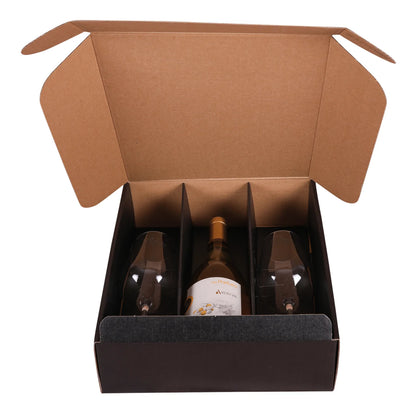 Calage Napoli carton pour coffret 3 bouteilles