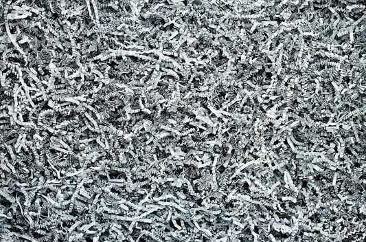 Fibre de calage papier Sizzlepak kraft platin gris (carton de 10kg)