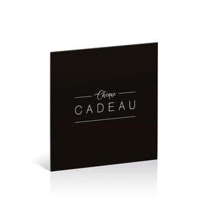 Avanti gift voucher, black, 12.5x12.5cm