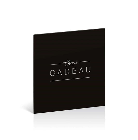 Chèque cadeau Avanti noir 12.5x12.5cm