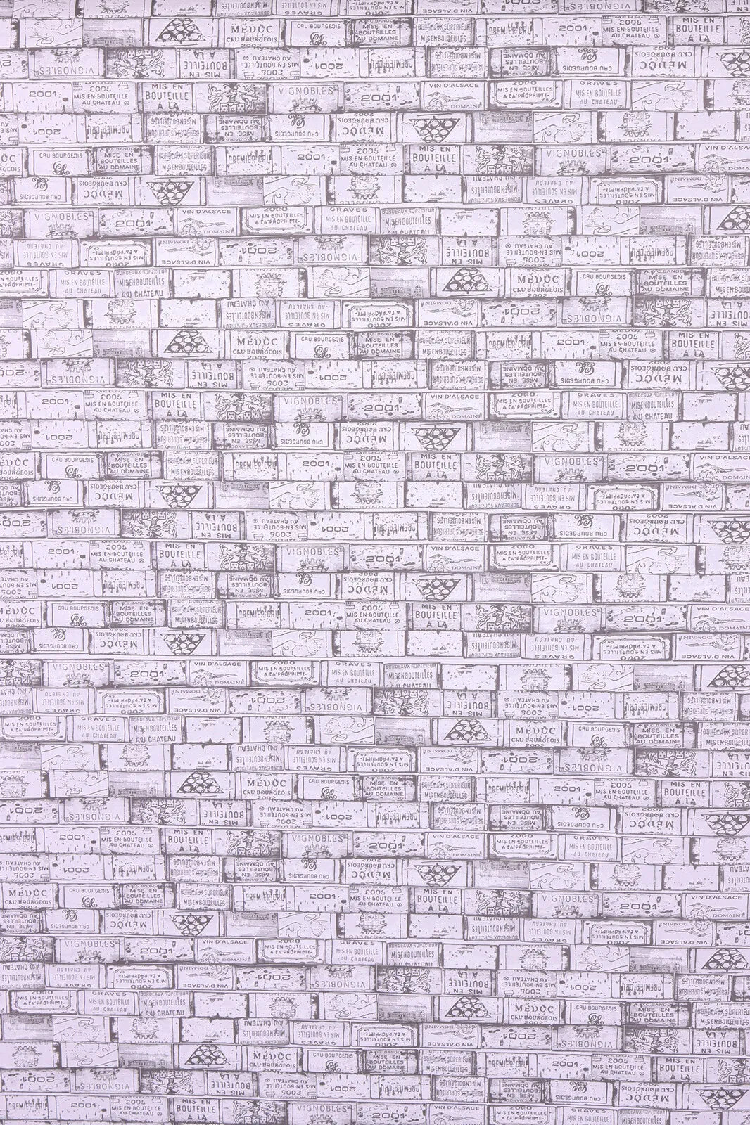White/anthracite coated kraft gift wrap for bouquets, 0.50x200m