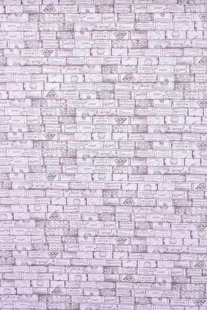 White/anthracite coated kraft gift wrap for bouquets, 0.50x200m
