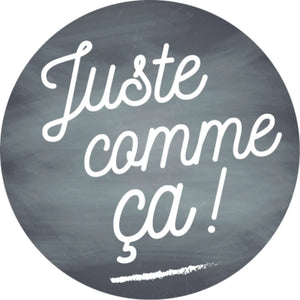 Etiquette adhésive Manhattan ronde - Juste comme ça (boîte de 500)