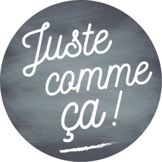 Etiquette adhésive Manhattan ronde - Juste comme ça (boîte de 500)