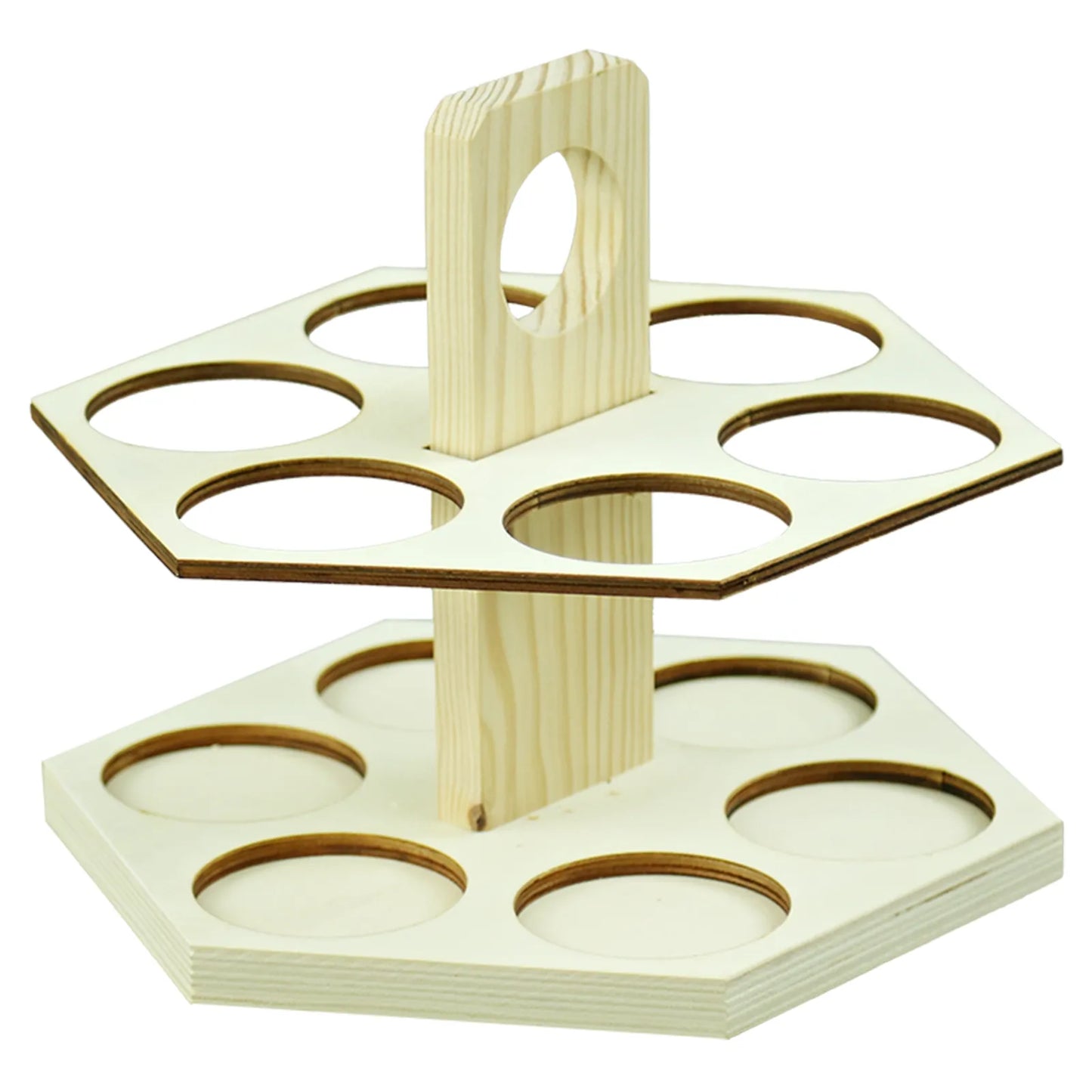 Sandro wooden beer carousel for 6 beers, 33/44cl (can type)