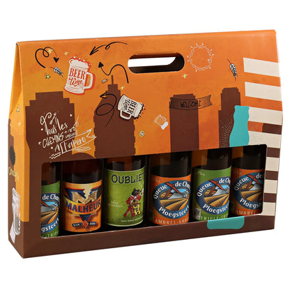 Valisette San Francisco carton 6 bières 33cl (type long neck)