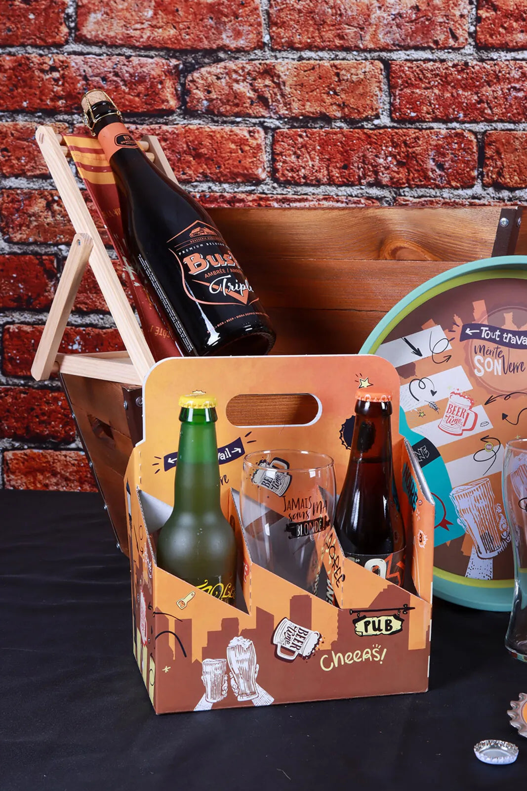 Valisette panier San Francisco carton 6 bières 33/50cl