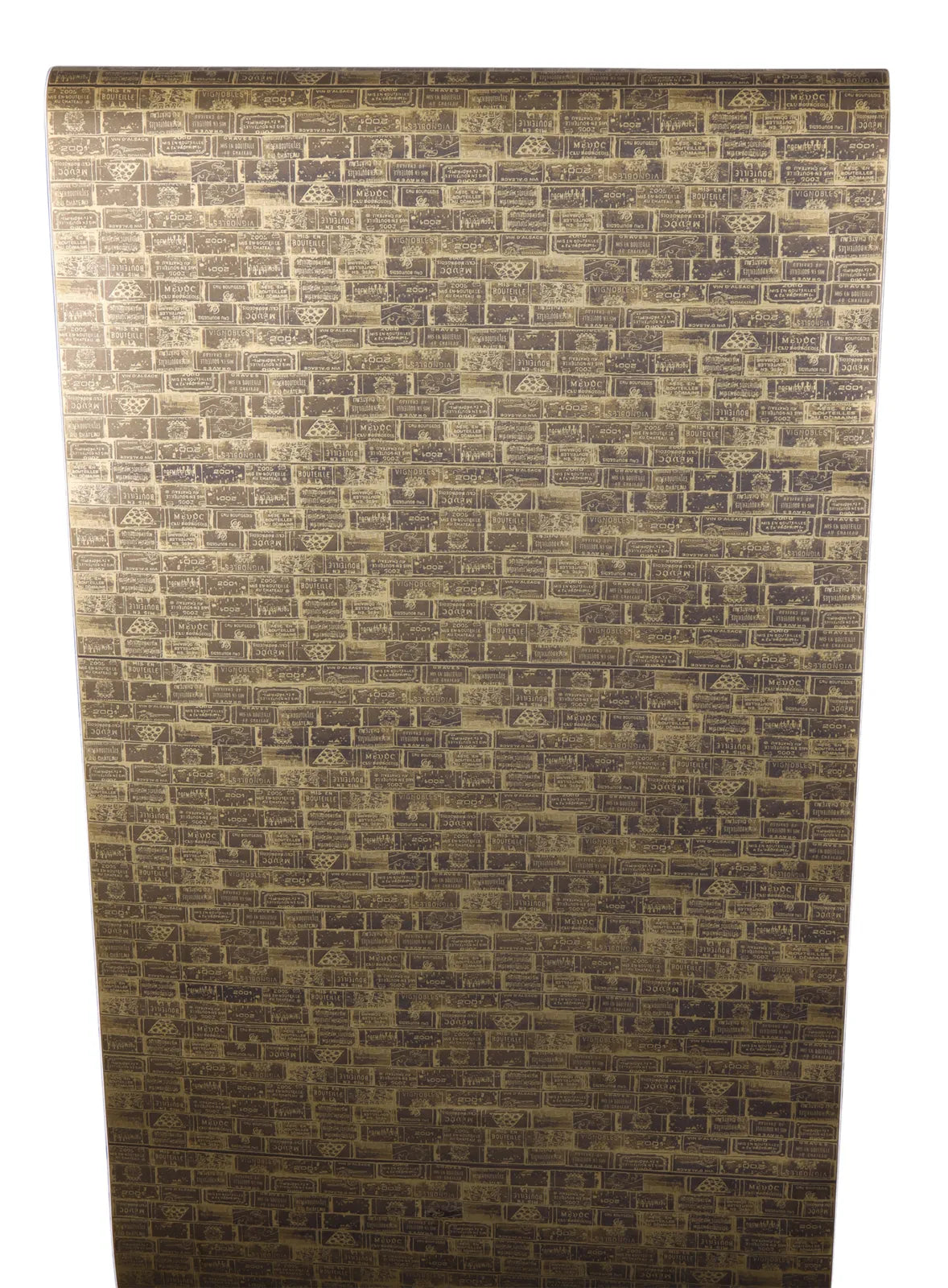 Papier cadeau Bouquet kraft couché noir/or 0.70x100m