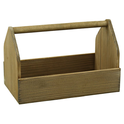 Panier Gustave bois 33x18x8/20cm - La caisse à gourmandises