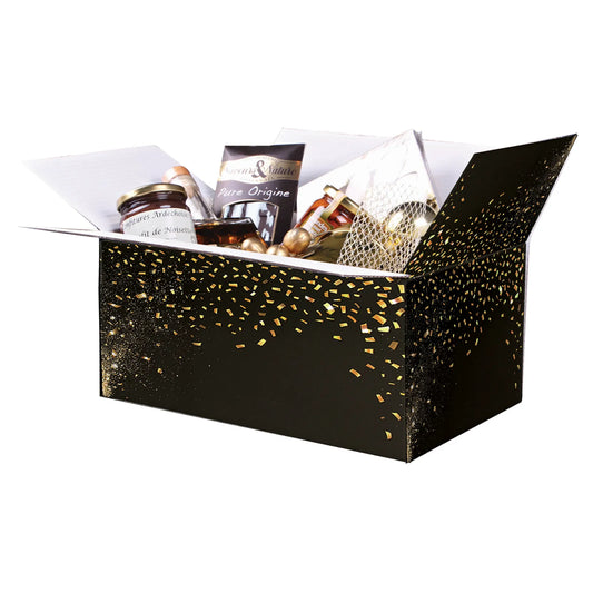 Caisse gourmande Petra carton 33x22x15