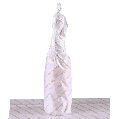 Papier mousseline blanc/or 35x50cm - Bonne Dégustation (500 feuilles)