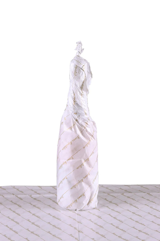 White/gold muslin paper 50x70cm - Enjoy! (500 sheets)