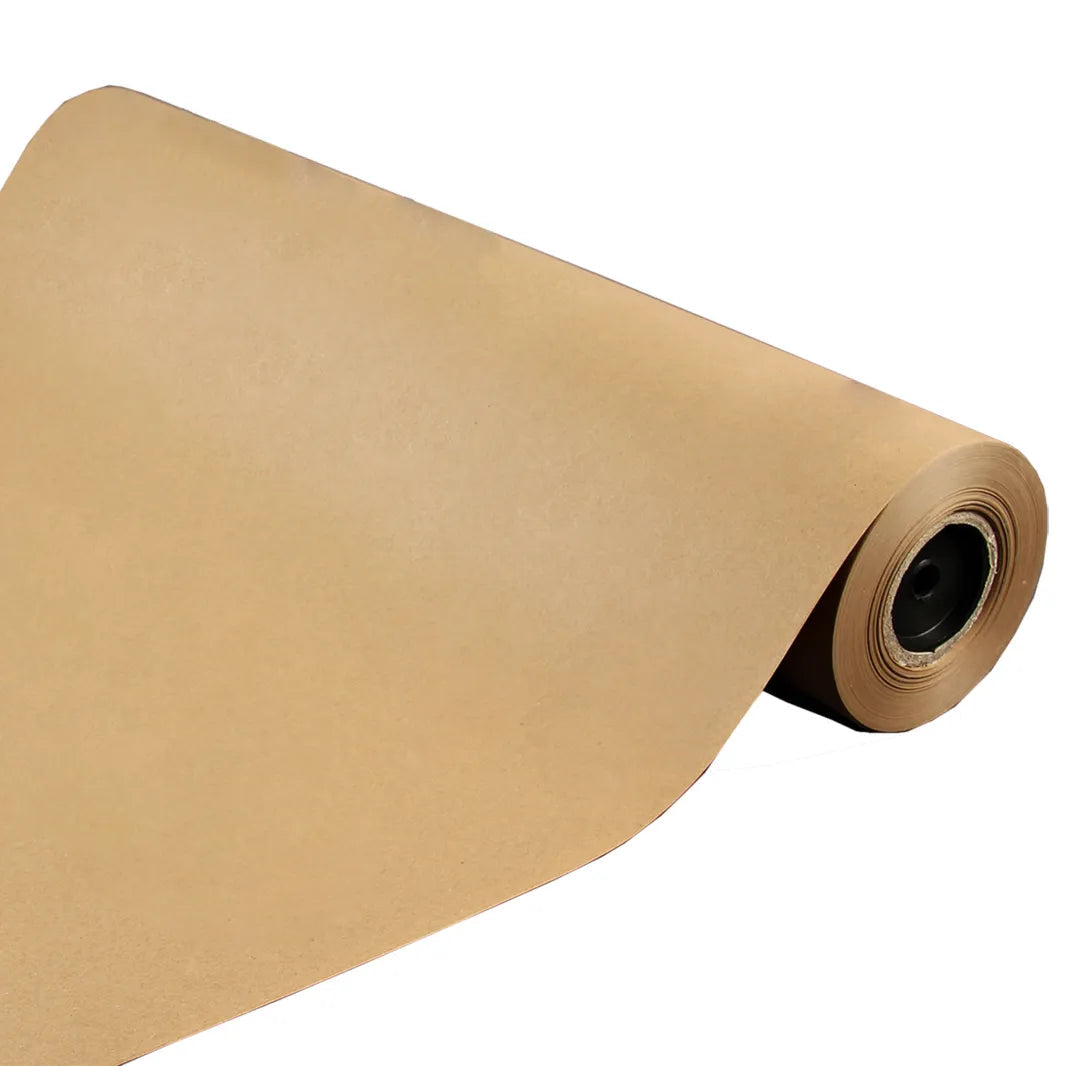Mistelle recycled brown kraft gift wrap 0.50x200m