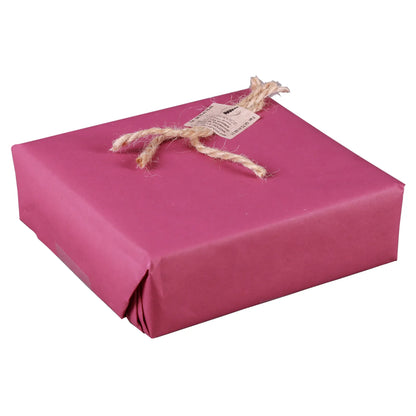 Mistelle recycled kraft gift wrap, burgundy color, 0.70x100ml