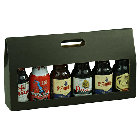 Valisette Buffalo kraft 6 bières (Steinie)