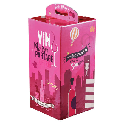 Valisette Box Burano carton 4 bouteilles