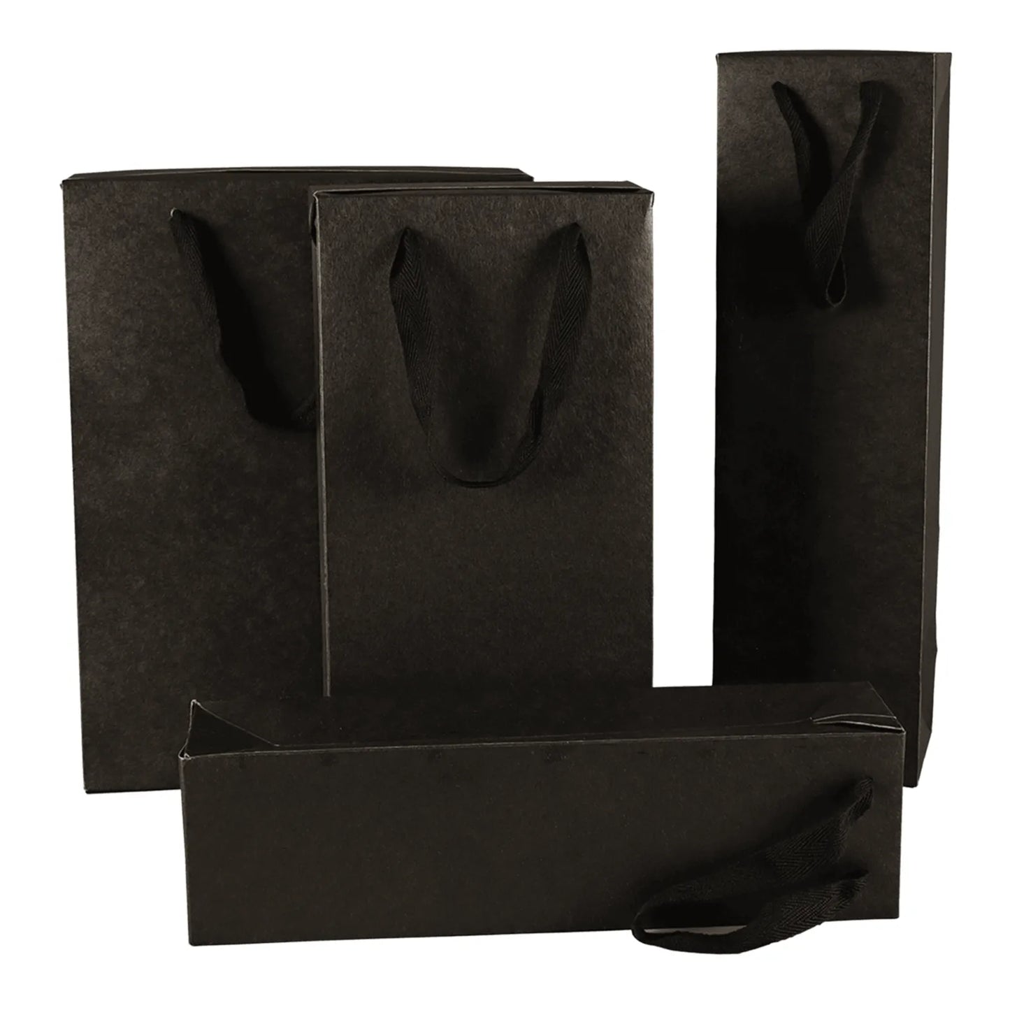 Chicago kraft paper box bag for 3 bottles