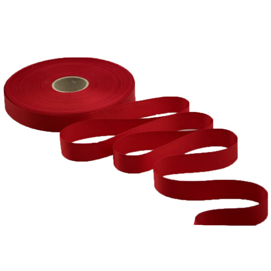 Ruban satin premium rouge 15mmx50m