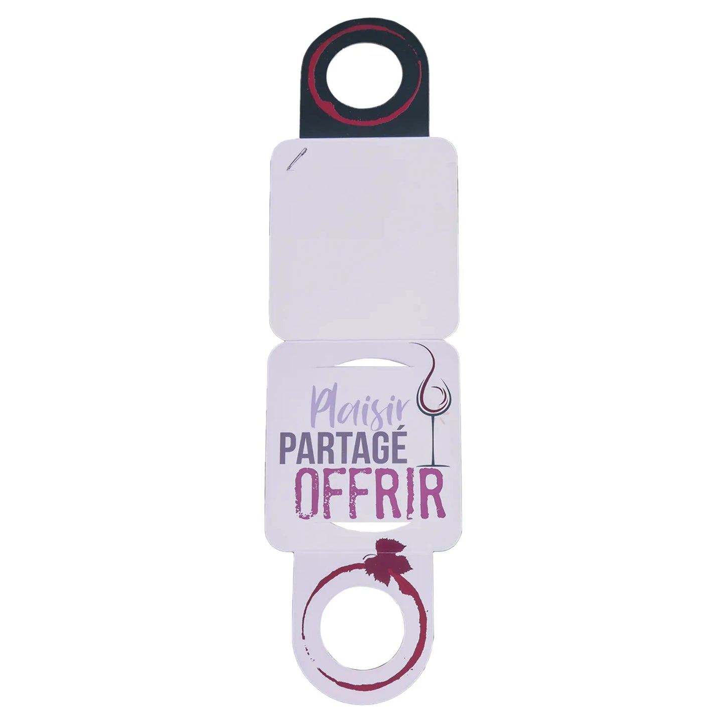 Carte message/goulot Victoria disque anti-goutte - Juste envie de te…