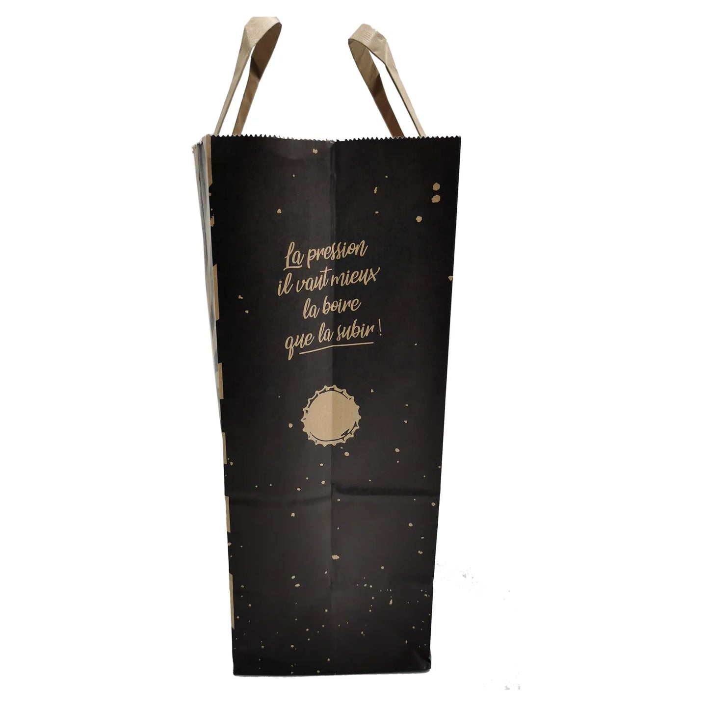San Diego kraft paper bag for 6 beers, 20x11x28cm