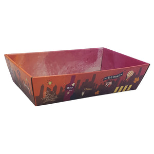 Burano cardboard basket 34x21x8cm