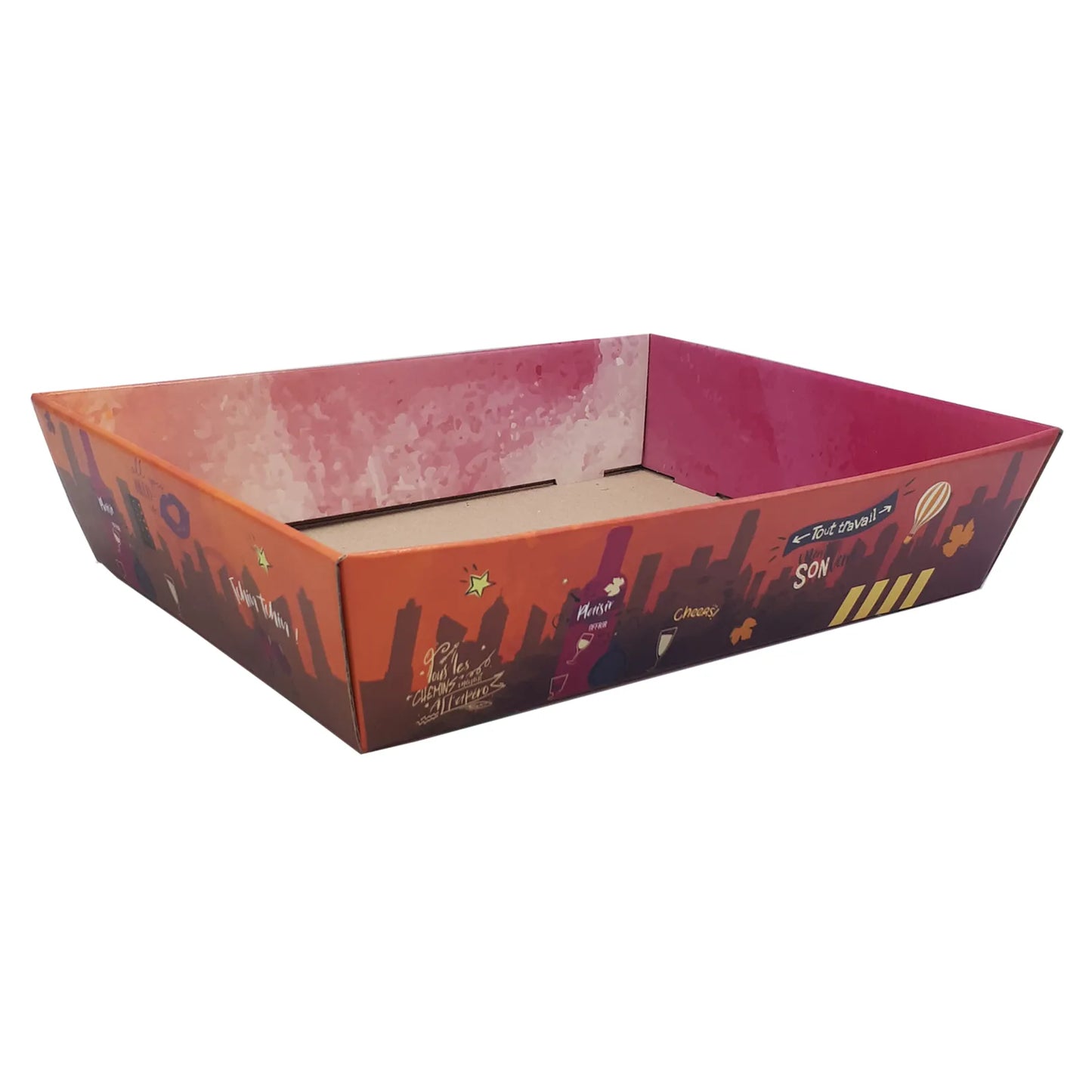 Burano cardboard basket 37x28x8cm