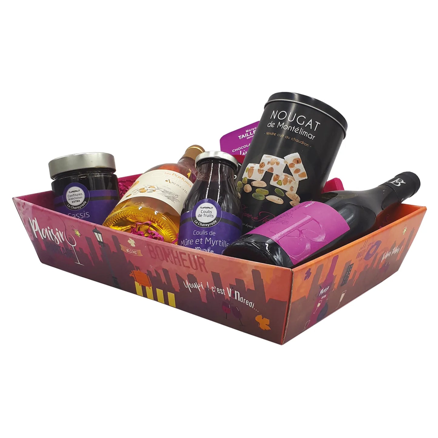 Burano cardboard basket 37x28x8cm