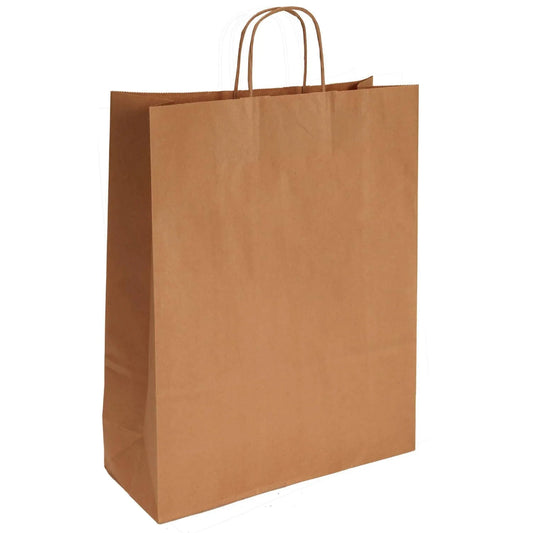 Eco-friendly kraft paper tote bag, 35x14x36cm
