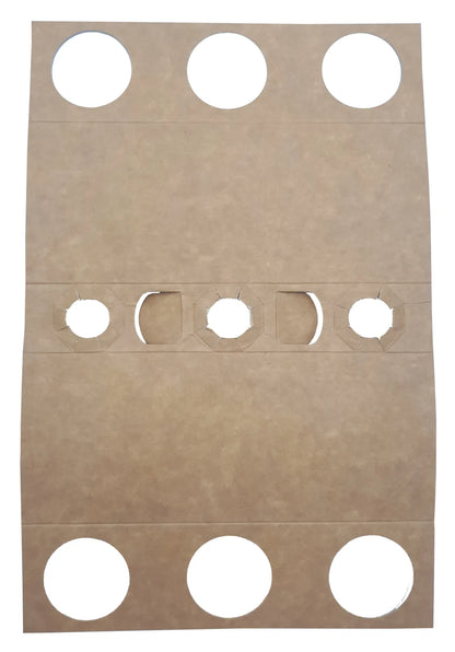 Tripack en carton pour 3 bières (type long neck)