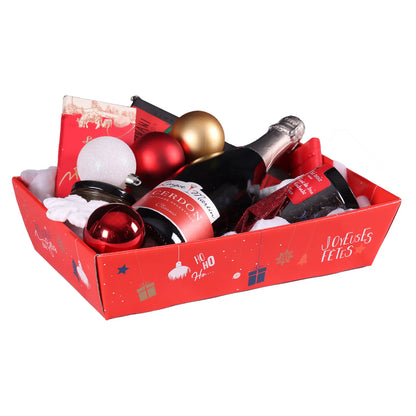 Sofia cardboard basket 34x21x8cm