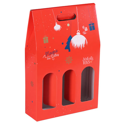 Valisette Sofia carton 3 bouteilles