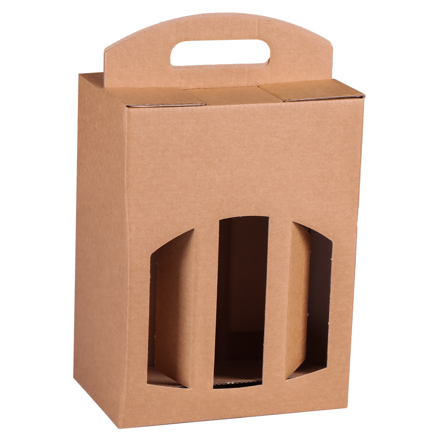 Valisette Atlanta carton kraft 6 bières 33cl (type long neck)