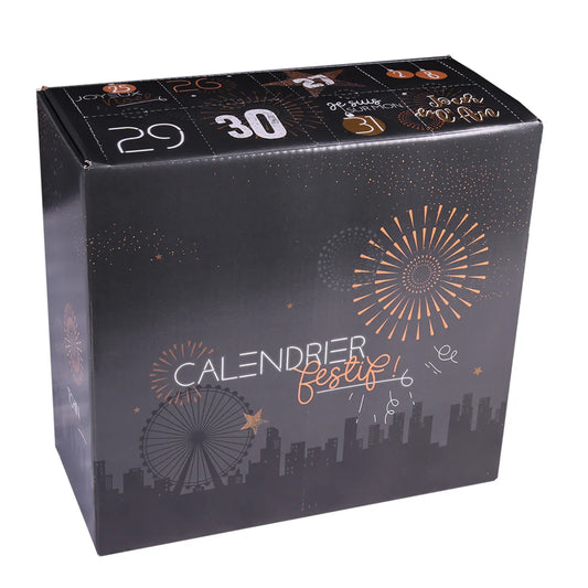 Caisse Calendrier Festif Céleste carton 8 cases 75cl