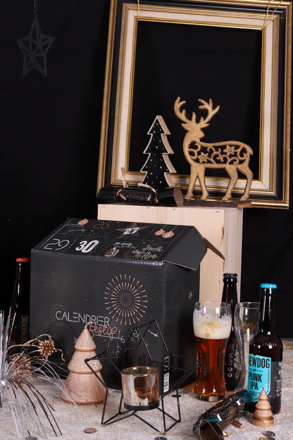 Caisse Calendrier Festif Céleste 8 cases 50cl
