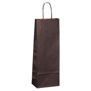 Black kraft paper 1-bottle Spirit Eco Bag