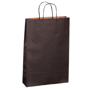 Esprit Eco Black Kraft Paper 3-Bottle Bag