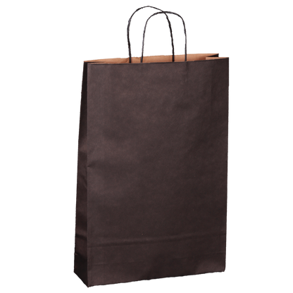 Esprit Eco Black Kraft Paper 3-Bottle Bag